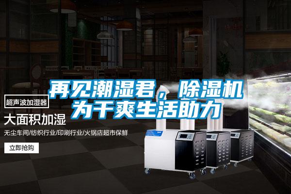 再見潮濕君，除濕機(jī)為干爽生活助力