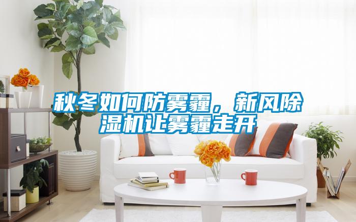 秋冬如何防霧霾，新風除濕機讓霧霾走開