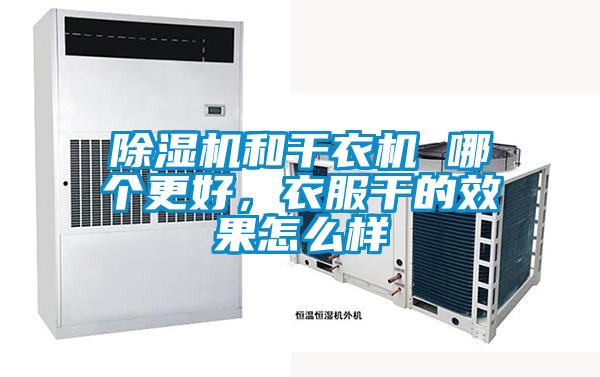 除濕機(jī)和干衣機(jī) 哪個更好，衣服干的效果怎么樣