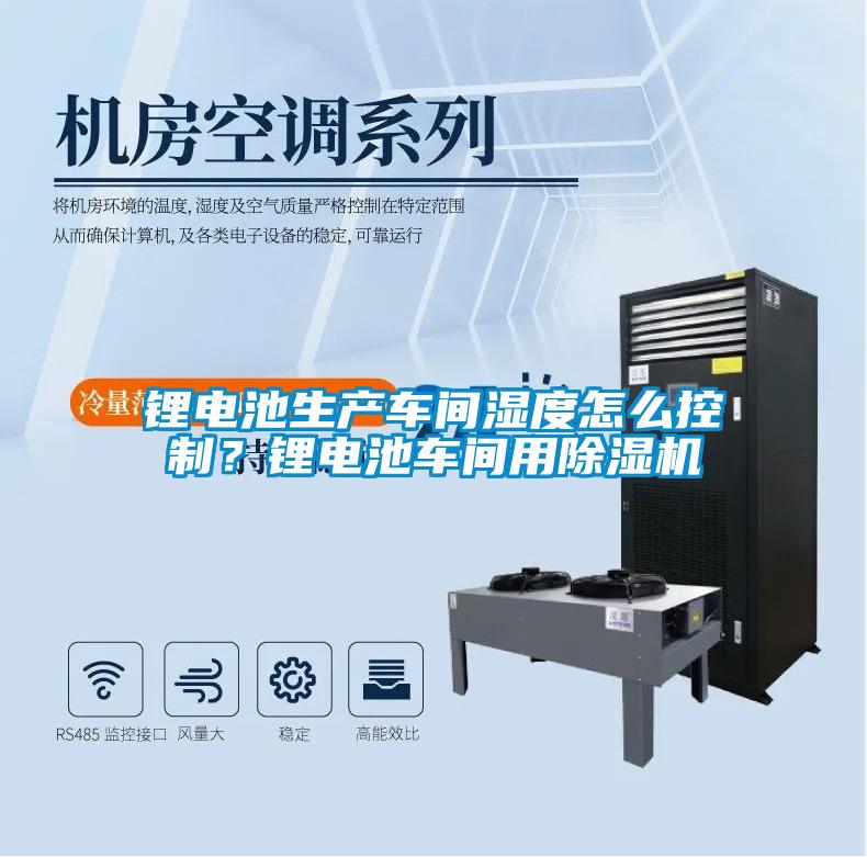 鋰電池生產(chǎn)車間濕度怎么控制？鋰電池車間用除濕機