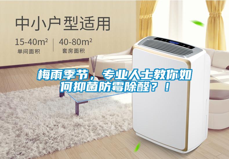 梅雨季節(jié)，專業(yè)人士教你如何抑菌防霉除醛？！