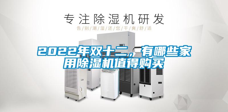 2022年雙十二，有哪些家用除濕機值得購買