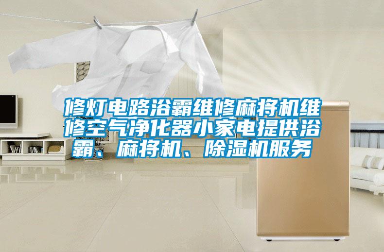 修燈電路浴霸維修麻將機(jī)維修空氣凈化器小家電提供浴霸、麻將機(jī)、除濕機(jī)服務(wù)