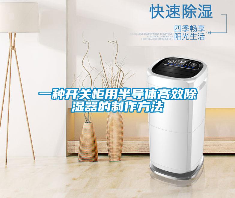 一種開關(guān)柜用半導體高效除濕器的制作方法