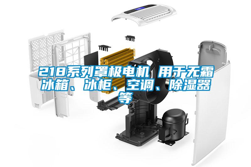 218系列罩極電機(jī) 用于無霜冰箱、冰柜、空調(diào)、除濕器等