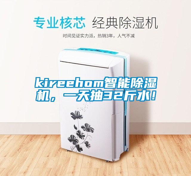 kireehom智能除濕機，一天抽32斤水！