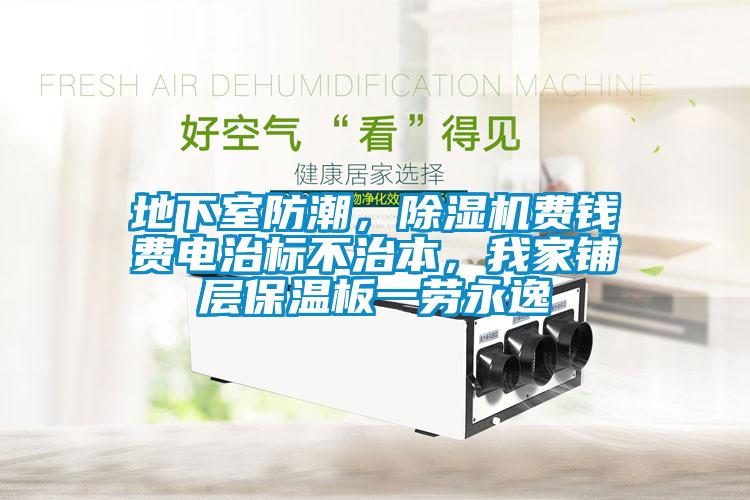 地下室防潮，除濕機費錢費電治標不治本，我家鋪層保溫板一勞永逸