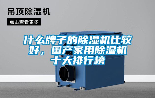 什么牌子的除濕機(jī)比較好，國(guó)產(chǎn)家用除濕機(jī)十大排行榜