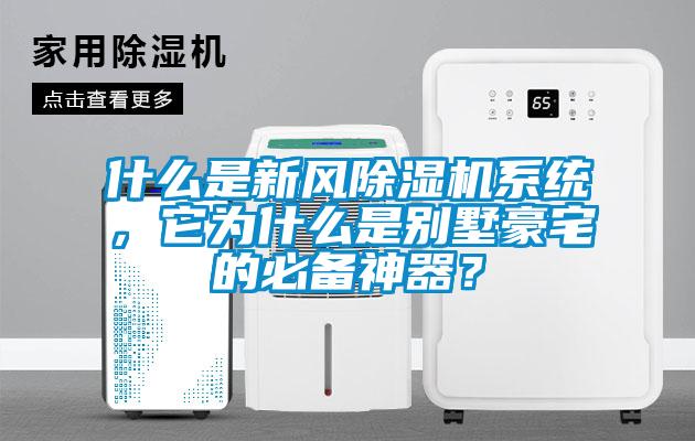 什么是新風(fēng)除濕機(jī)系統(tǒng)，它為什么是別墅豪宅的必備神器？