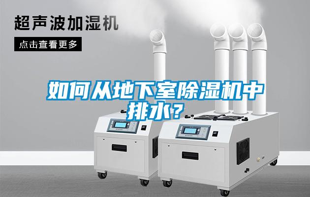 如何從地下室除濕機(jī)中排水？