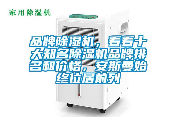 品牌除濕機(jī)，看看十大知名除濕機(jī)品牌排名和價格，安斯曼始終位居前列