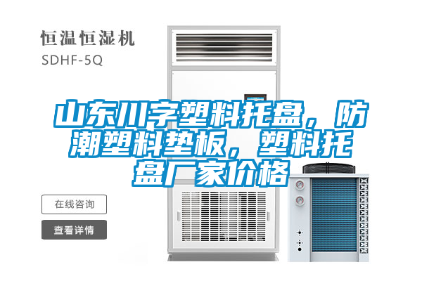 山東川字塑料托盤，防潮塑料墊板，塑料托盤廠家價格