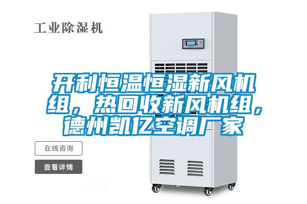 開利恒溫恒濕新風(fēng)機(jī)組，熱回收新風(fēng)機(jī)組，德州凱億空調(diào)廠家