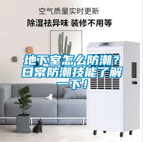 地下室怎么防潮？日常防潮技能了解一下！