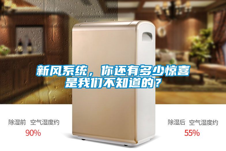 新風系統(tǒng)，你還有多少驚喜是我們不知道的？