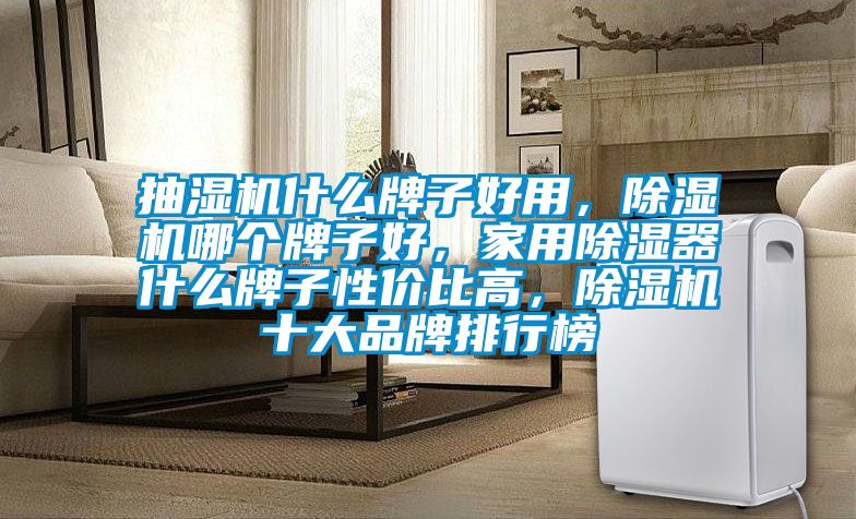 抽濕機什么牌子好用，除濕機哪個牌子好，家用除濕器什么牌子性價比高，除濕機十大品牌排行榜