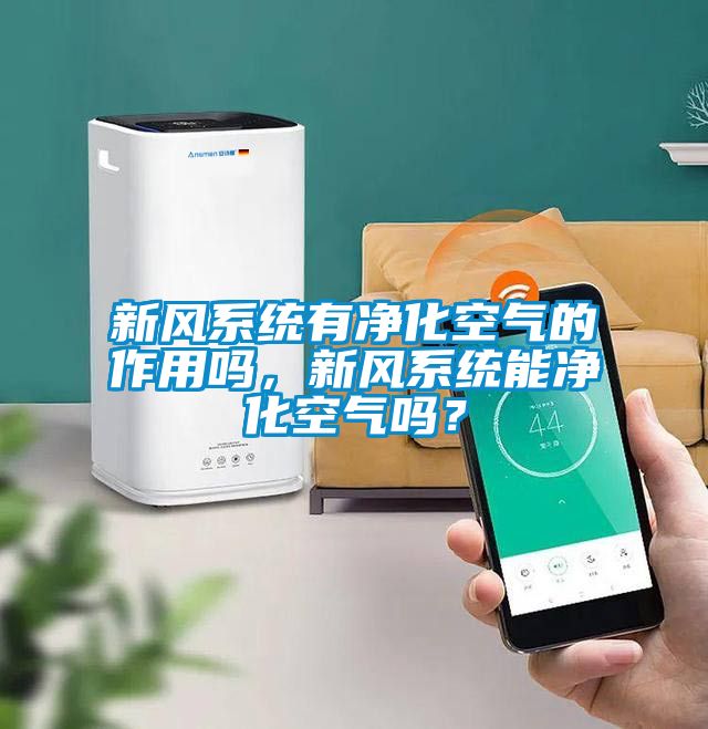 新風(fēng)系統(tǒng)有凈化空氣的作用嗎，新風(fēng)系統(tǒng)能凈化空氣嗎？