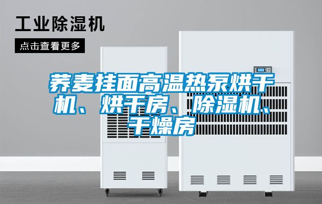 蕎麥掛面高溫?zé)岜煤娓蓹C(jī)、烘干房、除濕機(jī)、干燥房