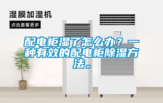 配電柜濕了怎么辦？一種有效的配電柜除濕方法。