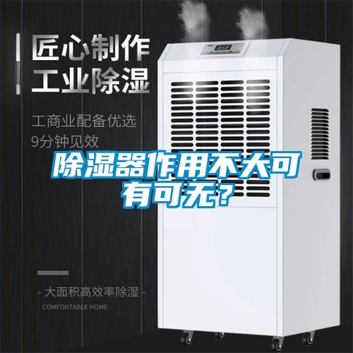 除濕器作用不大可有可無？