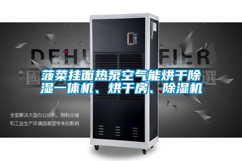 菠菜掛面熱泵空氣能烘干除濕一體機、烘干房、除濕機