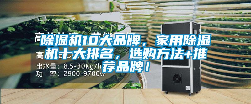 除濕機(jī)10大品牌，家用除濕機(jī)十大排名，選購方法+推薦品牌！