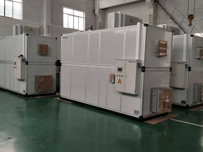 濟(jì)南銘威化工鋰電池鈷酸鋰零下40℃露點(diǎn)，三臺(tái)全新風(fēng)轉(zhuǎn)輪除濕機(jī)組